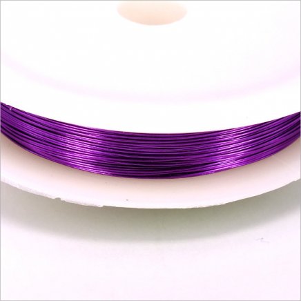 Drôt 0,4mm, cievka 12m, fialová